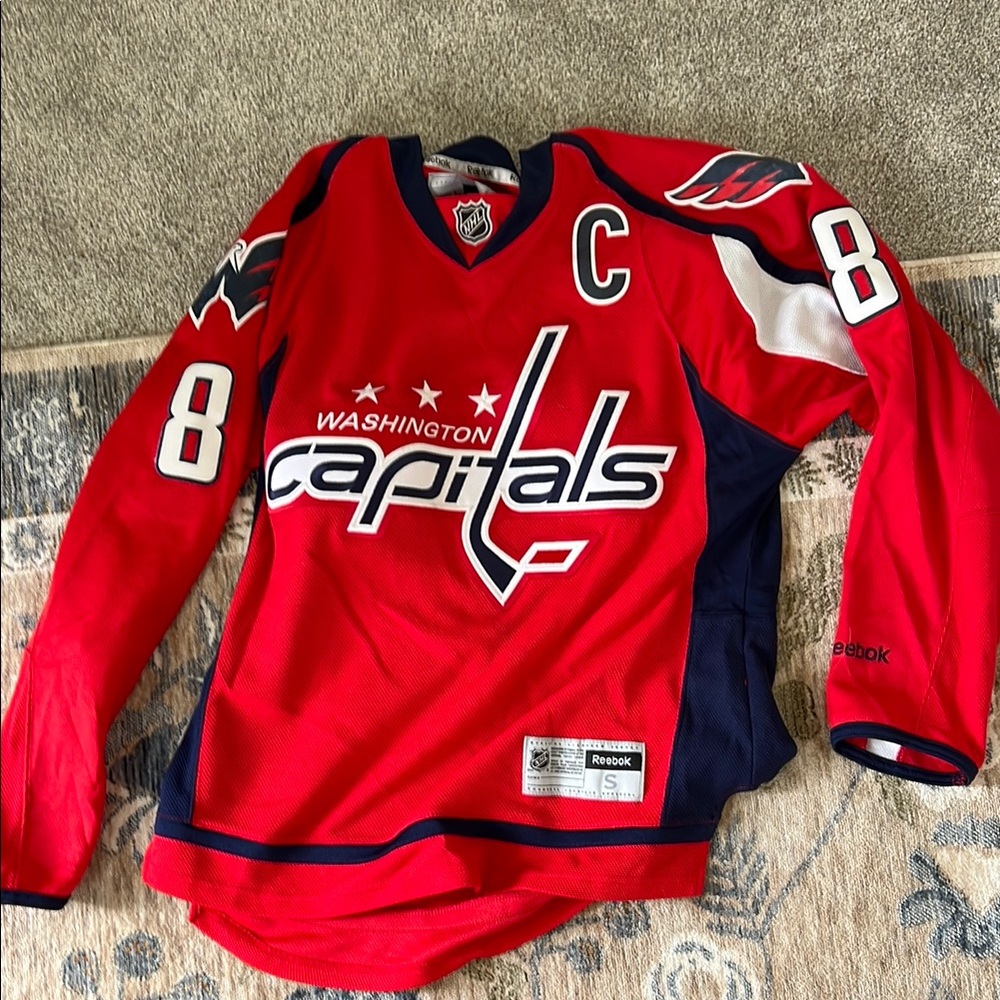 Reebok Washington Capitals Red Jersey